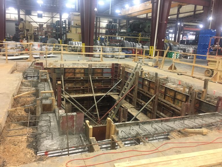 660 Ton 144″ x 60″ Press Pit Installation – Sisler Manufacturing Group